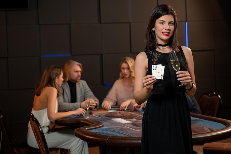 Roulette wheel and betting layout
